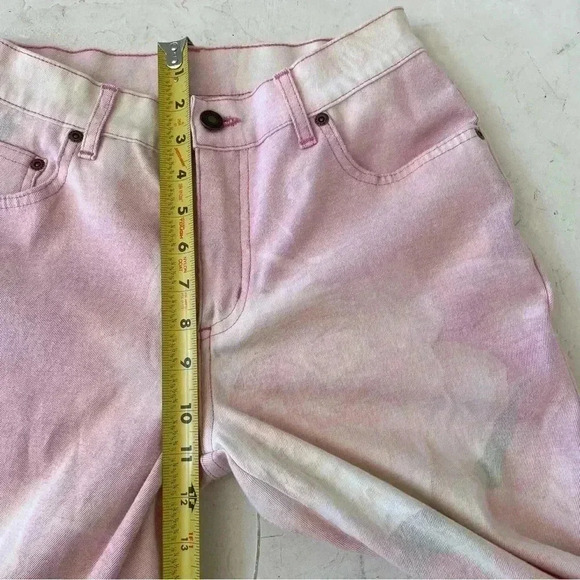 Vintage Jeanology Newport News Jeans Artsy Ombre Multicolor Vintage Y2K Size 6 - Picture 7 of 12